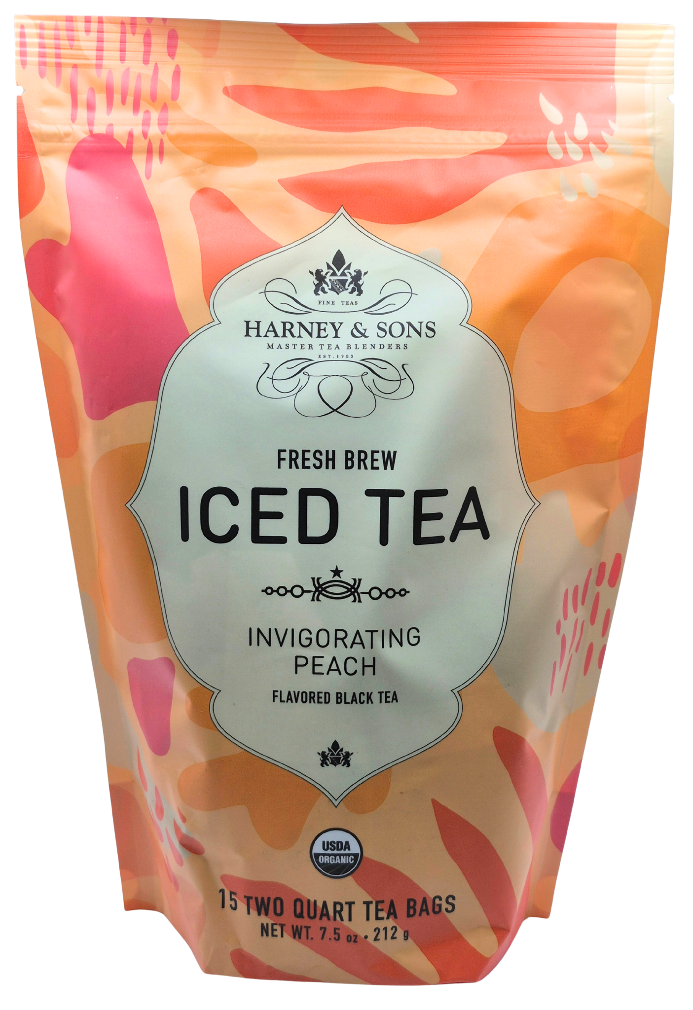 Iced Tea Invigorating Organic Peach (large bag)