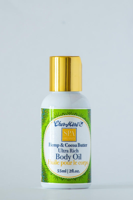 Spa Organics Hemp & Cocoa Butter Body Oil (50ml)