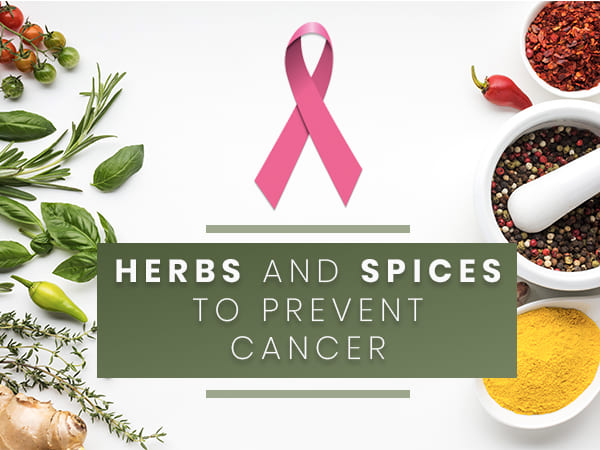 Herbs and spices to prevent cancer