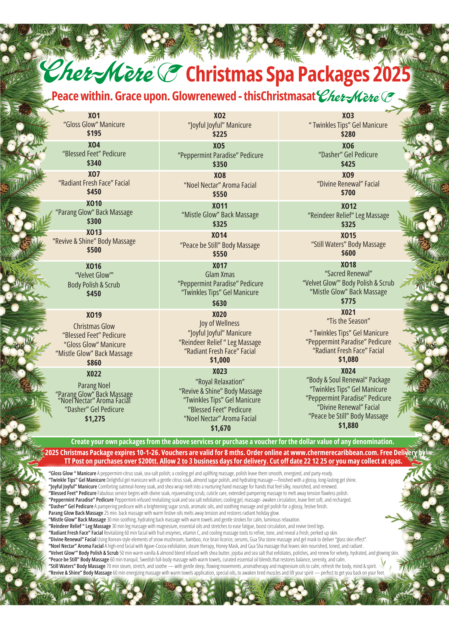 Christmas Spa Packages 2025