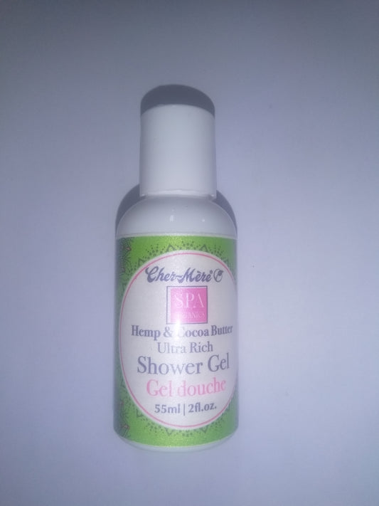 Spa Organics Hemp & Cocoa Butter Shower Gel - Cher-Mere