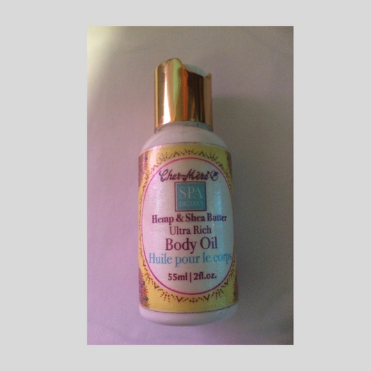 Spa Organics Hemp & Shea Butter Body Oil (50ml)